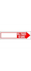 Will Finance No Banks Directional Arrow